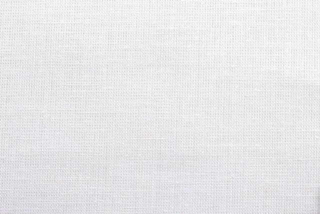 綿麻シャンブレー　白×白