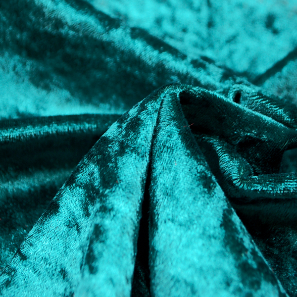 衣装やコスプレにも使えます！　クラッシュベロア　クリスマスグリーン