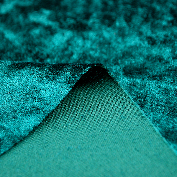 衣装やコスプレにも使えます！　クラッシュベロア　クリスマスグリーン