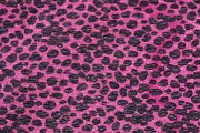 ヒョウ柄接結（ショッキングピンク）