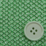 １ＷＡＹ　ラメネット　グリーン（蛍光グリーン）地にシルバー　5606-14
