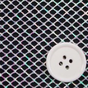 １ＷＡＹ　ラメネット　白地にパール　5606-18