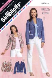 テーラーカラーショートジャケット（751)