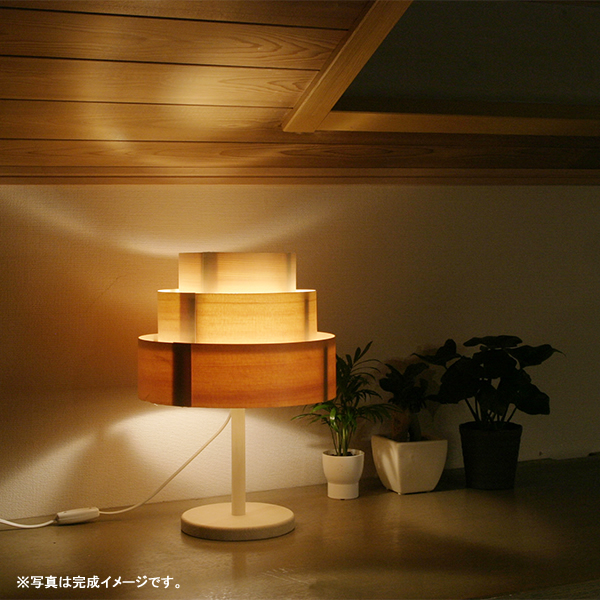 照明キット「陽林」（電球付き 木工工作キット）