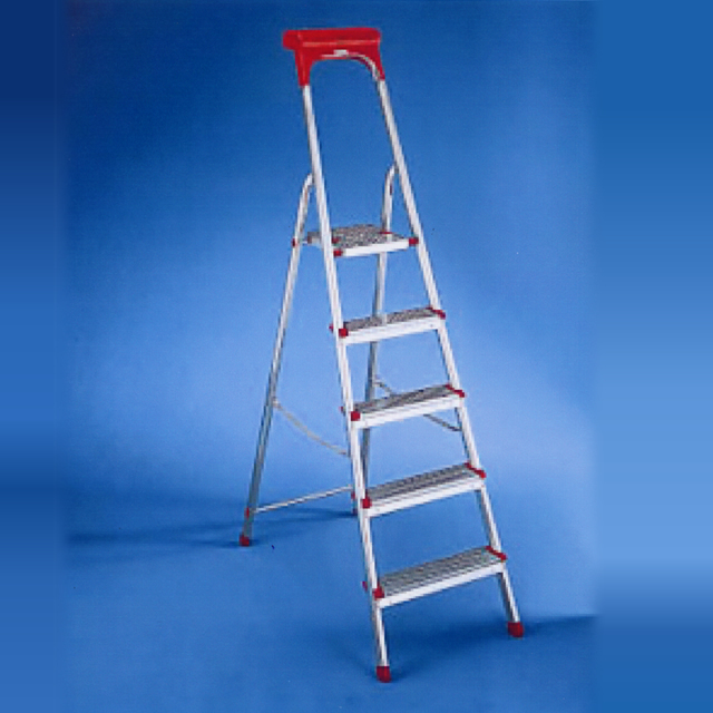 ♪ドイツ LEIFHEIT/ライフハイト アルミ脚立 8段 工具置き台付 ロング♪