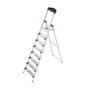 ♪ドイツ LEIFHEIT/ライフハイト アルミ脚立 8段 工具置き台付 ロング♪