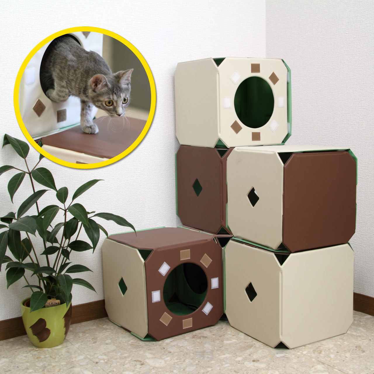 猫ジムS（キャットタワー）-ペット用品