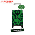 ロルサー（ROLSER）ショッピングカート・オルビータ・フラワー45L（グリーン・ブラック）