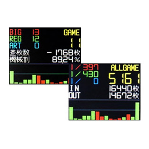 十字キー式 パチスロ カウンター 新品】 超小型！十字キー式ミニカウンター