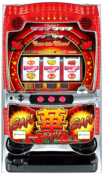 パチスロ実機☆パイオニア☆ハナハナ30☆オートプレイ機能付コイン不要機付
