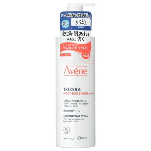 アベンヌ トリクセラ モイストスキンバリア クリーム ラージ 400mL 無香料 (全身用保湿クリーム)