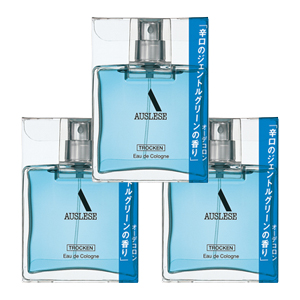 資生堂 アウスレーゼ トロッケン オーデコロン 75mL 3個パック
