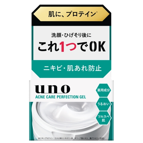 ファイントゥデイ uno ウーノ アクネケア パーフェクションジェル fA 90g 医薬部外品 (オールインワンジェル)