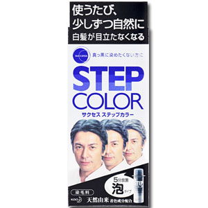 サクセス ステップカラー 110g　（男性用白髪染め）
