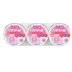 白元アース 洋服ダンス用 かおりパラゾール 詰替 120g×3個入