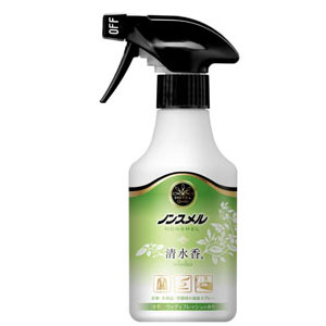 白元アース ノンスメル 清水香 衣類・布製品・空間用スプレー ウッディフレッシュの香り 本体 300ml