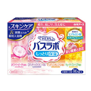 白元アース HERS バスラボ 彩り果実とお花のアソート 16錠入 45g×16錠 医薬部外品