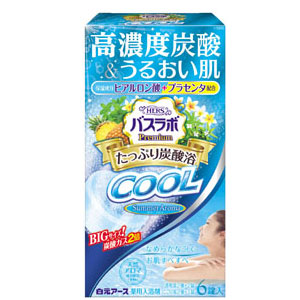 白元アース HERS バスラボ プレミアム たっぷり炭酸浴 サマーアロマ 6錠入り 医薬部外品