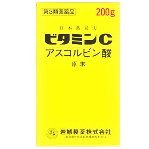 アスコルビン酸原末 200g イワキ