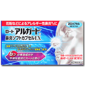 ロートアルガード鼻炎ソフトカプセルＥＸ　20カプセル（第2類医薬品）