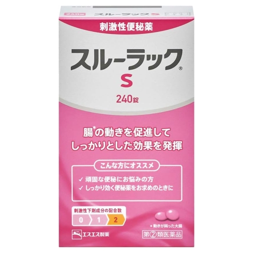 【第(2)類医薬品】エスエス製薬 スルーラックS 240錠 (刺激性便秘薬)