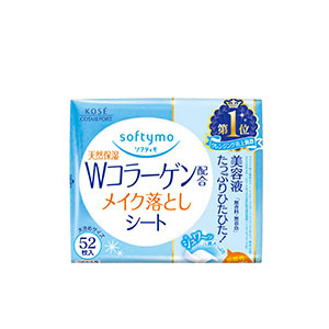 コーセー ソフティモ メイク落としシート（コラーゲン） つめかえ 52枚入