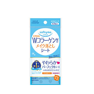 コーセー ソフティモ メイク落としシート（コラーゲン） 12枚入