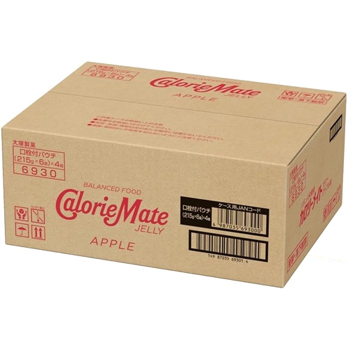 大塚製薬 カロリーメイト ゼリー アップル味 6袋入×4箱(1ケース)
