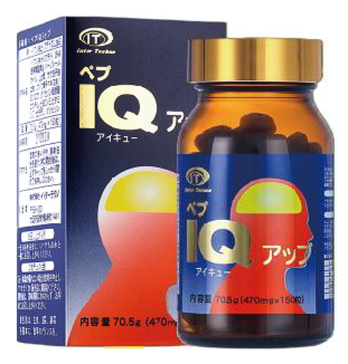 インターテクノ ペプ IQアップ 150粒 (健康補助食品)