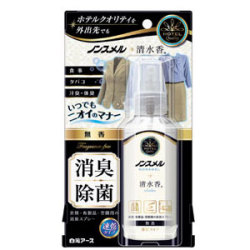 白元アース ノンスメル 清水香 衣類・布製品・空間用スプレー 携帯用 無香 100ml