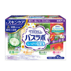 白元アース HERS バスラボ 和の草花アソート 16錠入 45g×16錠 医薬部外品