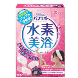 白元アース HERS バスラボ 水素美浴 バイオレットフローラルの香り 3包入