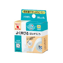 ニチバン ソフポア よく伸びるばんそうこう 25mm×3m (SFP253)