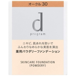 資生堂 dプログラム 薬用 スキンケアファンデーション（パウダリー） レフィル オークル30 濃いめ 医薬部外品