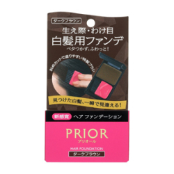 資生堂 プリオール ヘア ファンデーション 3.6g ダークブラウン