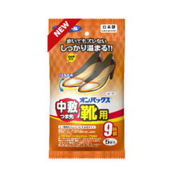 エステー マイコール オンパックス 中敷つま先靴用カイロ 5足