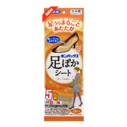 エステー マイコール オンパックス 足ぽかシート for ladys 5時間 22cm 3足