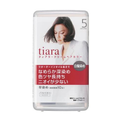 資生堂 ティアラ クリームヘアカラー 5 自然な栗色 医薬部外品 (白髪染め)
