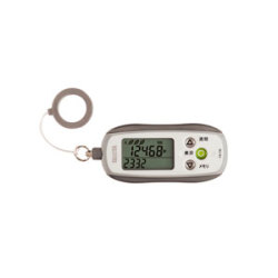 タニタ 3Dセンサー搭載歩数計 (防犯ブザー付) グレー (FB-736-GY)