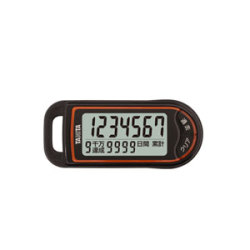 タニタ 3Dセンサー搭載歩数計 億歩計 ブラック (FB-732-BK)