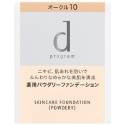 資生堂 dプログラム 薬用 スキンケアファンデーション（パウダリー） レフィル オークル10 やや明るめ 医薬部外品