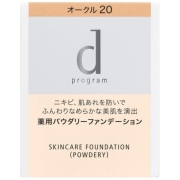 資生堂 dプログラム 薬用 スキンケアファンデーション（パウダリー） レフィル オークル20 中間的な明るさ 医薬部外品