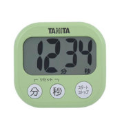 タニタ デジタルタイマー でか見えタイマー ピスタチオグリーン (TD-384-GR)