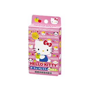 ニチバン キャラクター オーキューバン エコ ハローキティA Mサイズ10枚 (OQEKT10KA)