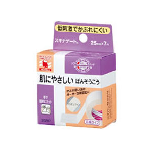 ニチバン スキナゲート 肌にやさしいばんそうこう 広幅タイプ 25mm×7m (SG257)