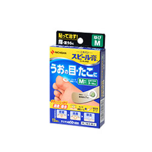 【第2類医薬品】ニチバン スピール膏 ワンタッチEX ゆびM 12枚入 (SPBM)