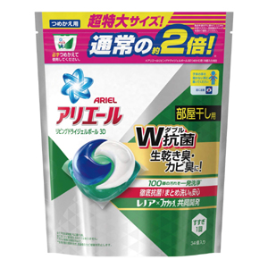 P&G アリエール リビングドライジェルボール3D つめかえ用 超特大サイズ 34個入り (液体洗剤)