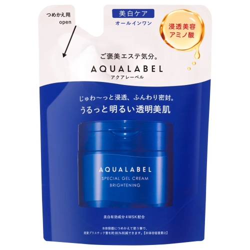 資生堂 アクアレーベル スペシャルジェルクリーム EX （ブライトニング） つめかえ用 81g  医薬部外品