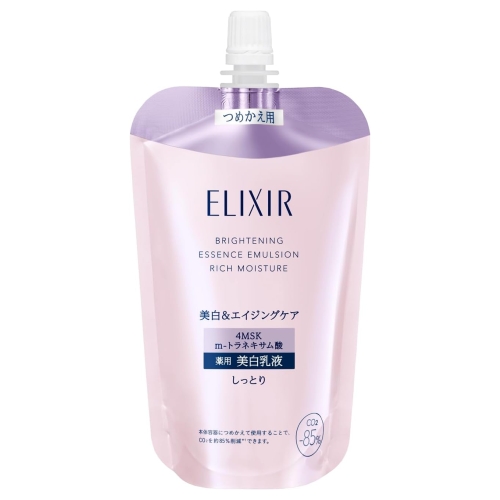 資生堂 エリクシール ホワイト ブライトニング エマルジョン ca しっとりタイプ つめかえ用 110mL 医薬部外品 (乳液)