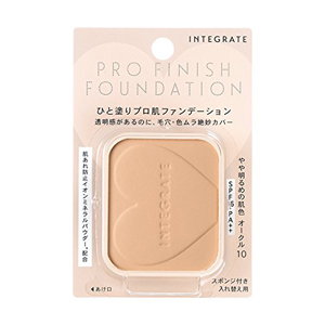 資生堂 インテグレート プロフィニッシュファンデーション レフィル 10g オークル10 SPF16・PA++ (パウダーファンデーション)